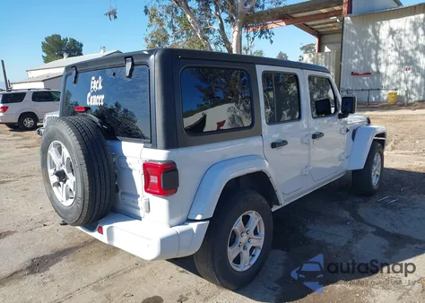 2021 Jeep Wrangler Unlimited Sport S 4X4 z USA, uszkodzony, nr VIN 1C4HJXDN8MW704917